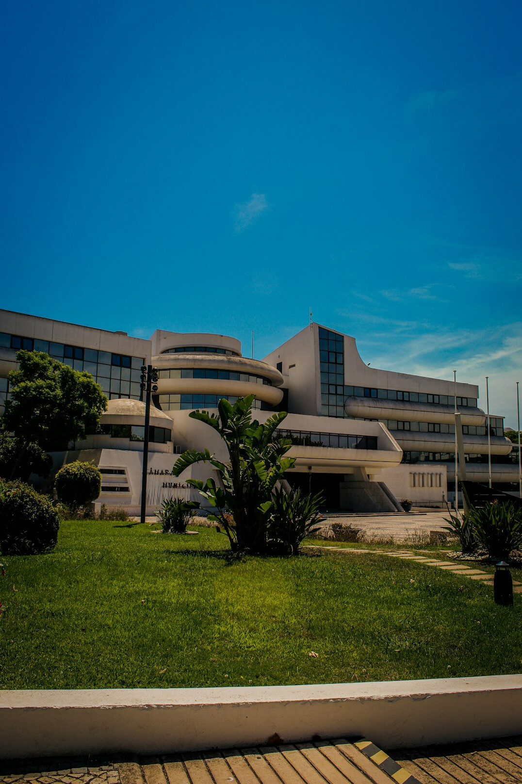 Government administrative building facade